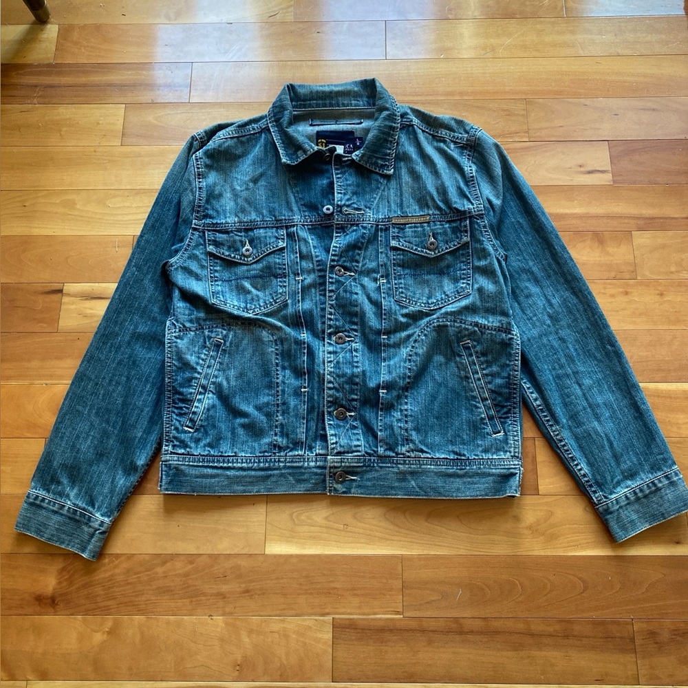 Nautica Men's Blue Denim Jacket